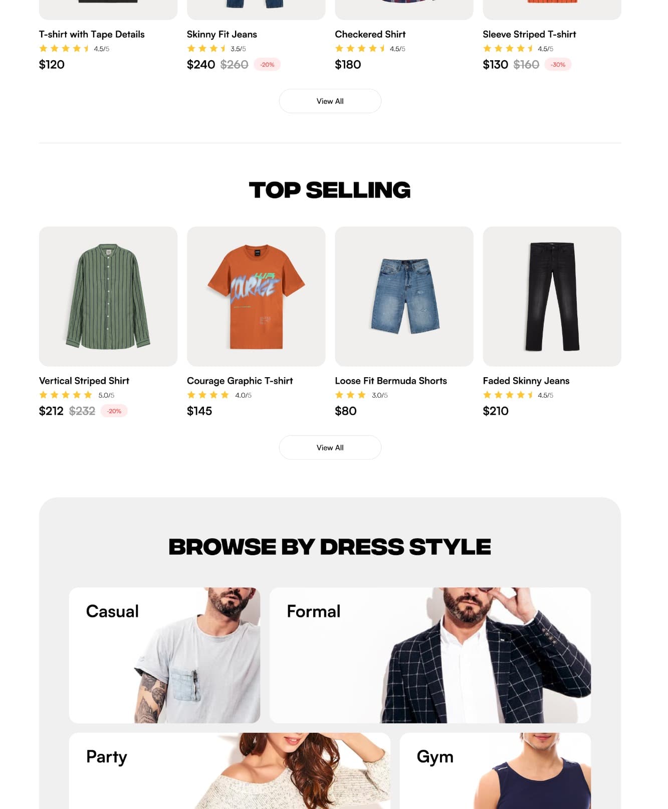 About page layout preview